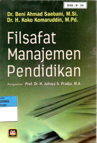 Image of Filsafat Manajemen Pendidikan