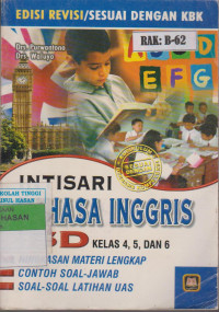 Image of INTISARI BAHASA INGGRIS SD UNTUK SEKOLAH DASAR KELAS 4,5, DAN 6