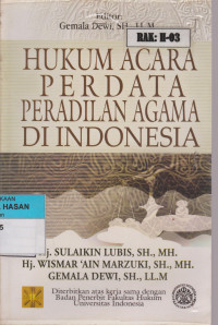 Image of HUKUM ACARA PERDATA PERADILAN AGAMA DI INDONESIA