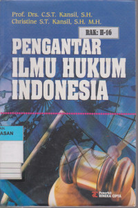 Image of PENGANTAR ILMU HUKUM INDONESIA