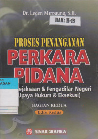 Image of PROSES PENANGANAN PERKARA PIDANA