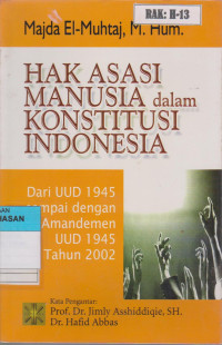 Image of HAK ASASI MANUSIA DALAM KONSTITUSI INDONESIA