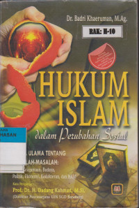 Image of HUKUM ISLAM DALAM PERUBAHAN SOSIAL