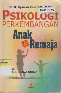 Image of PSIKOLOGI PERKEMBANGAN ANAK DAN REMAJA