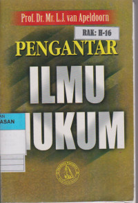 Image of PENGANTAR ILMU HUKUM