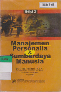 Image of MANAJEMEN PERSONALIA & SUMBER DAYA MANUSIA