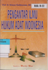 Image of PENGANTAR ILMU HUKUM ADAT INDONESIA