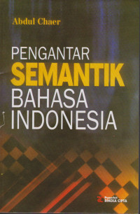 Image of PENGANTAR SEMANTIK BAHASA INDONESIA