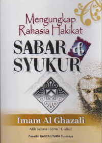 Image of MENGUNGKAP RAHASIA HAKIKAT SABAR & SYUKUR