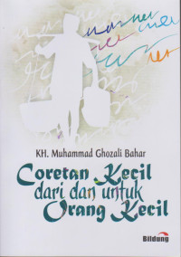 Image of CORETAN KECIL DARI DAN UNTUK ORANG KECIL
