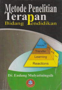 Image of Metode Penelitian Terapan Bidang Pendidikan