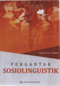 Image of Pengantar Sosiolinguistik