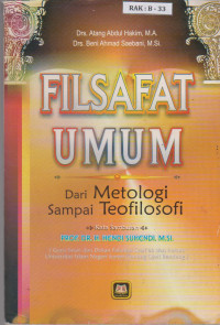 Image of Filsafat Umum dari Mitologi samai Teofilosofi