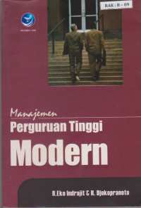 Image of Manajemen Perguruan Tinggi Modern