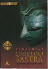 Image of Pengantar Sosiologi Sastra dari Strukturalisme Genetik sampai Post-Modernisme
